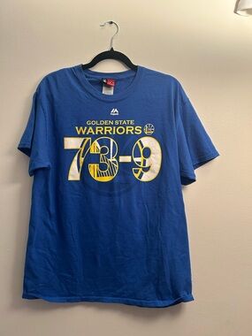 Majestic Golden State Warriors record breaking 73-9 Graphic Tee